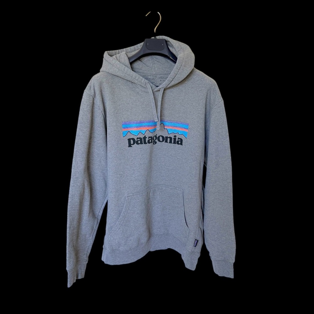 Patagonia Mens Uprisal Hoodie Grey‎ Fitz Roy Large Sweatshirt